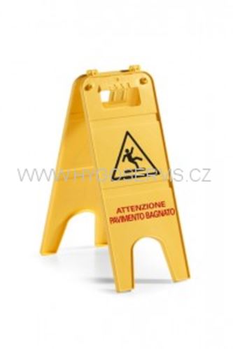 Filmop Warning sign "Caution slippery floor", height = 57 cm