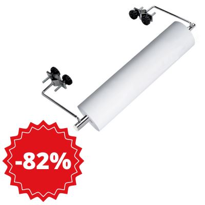 Holder for measuring tape, Imbalpaper, metal, gloss