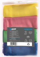 Microfibre cloth AJAMP, for glass, 30 x 30 cm, 4 pcs