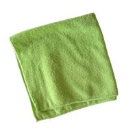 Towel microfiber HYGOTRENDY, 40x40cm, 210g, knitted, green