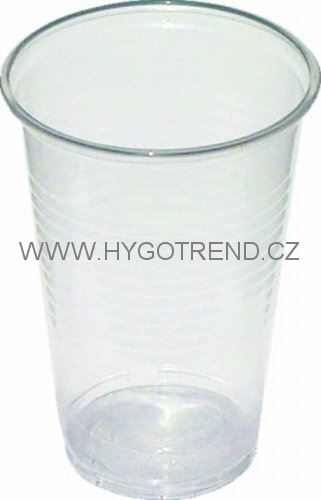 Cup 200 ml, plastic. transparent for cold drinks, 1 pc