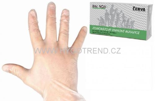 RAIL NON vinyl gloves, disposable, powder-free, 100 pcs