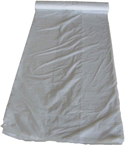Resealable bags white, 49 x 60 cm, 10 mi, 30L, 40 pcs/roll 50 pcs/crab.