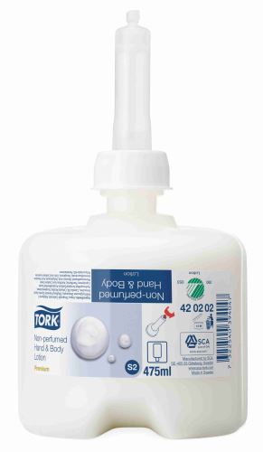 Tork unscented hand and body cream