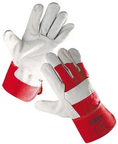 EIDER work gloves, red/grey, No. 11