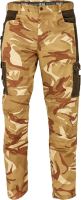 CRAMBE trousers, beige camouflage, size XL