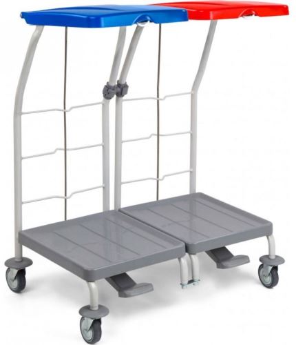 Filmop Mobile stand "RILSAN", for laundry 2 x 70L