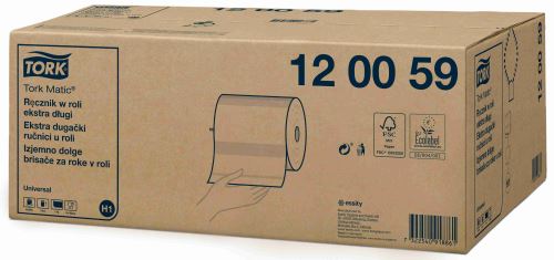 Tork Matic Roll Paper Towels - Extra Long Roll, Universal, 1 Ply, 1 x 6, White