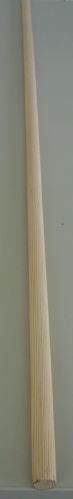 Broom handle, 140 cm, wooden, black