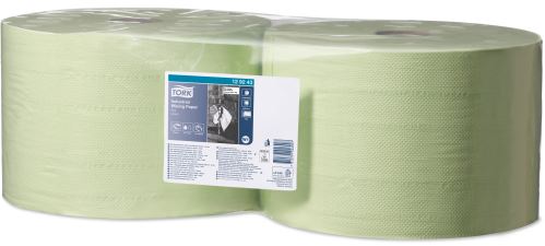 Tork industrial paper towel, 2 layers, green