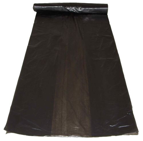 Bags, black, 50 x 60 cm, 50 pcs/roll, flat bottom