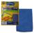 Towel microfiber, 40 x 40 cm, 210g, knitted, blue
