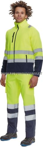Jacket Fleece SEVILLA HV FLEECE, yellow/navy L