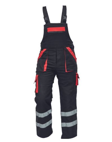pants MAX WINTER RFLX, lacl, black/red, size 56