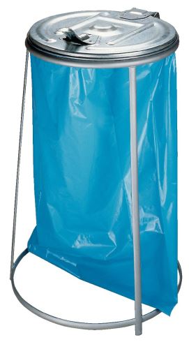 Bag stand 120L, with metal lid