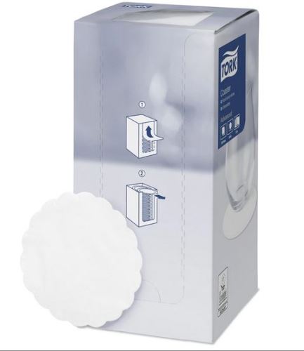 Tork rosettes, white, 250 pcs