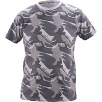 CRAMBE T-shirt, gray camouflage, size S