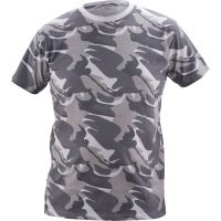 CRAMBE T-shirt, gray camouflage, size XXL