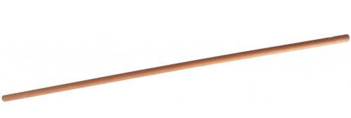 Broom handle, 120 cm, wooden, without thread