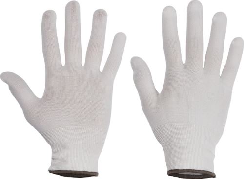 Gloves knitted BOOBY, white