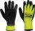 Gloves knitted PALAWAN WINTER, yellow - black,