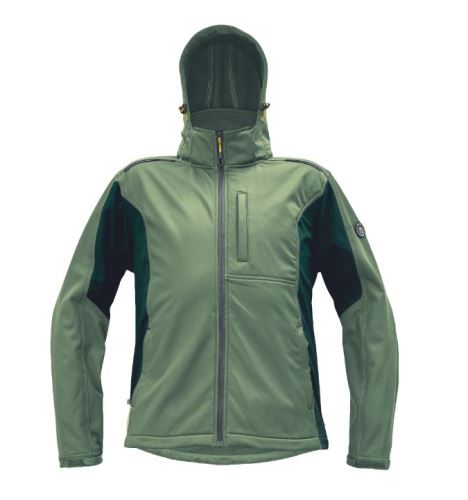 Softshell jacket DAYBORO, mech. green, size XXL