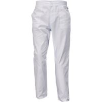 Kalhoty pracovní APUS, bílé, pánské, č. 46