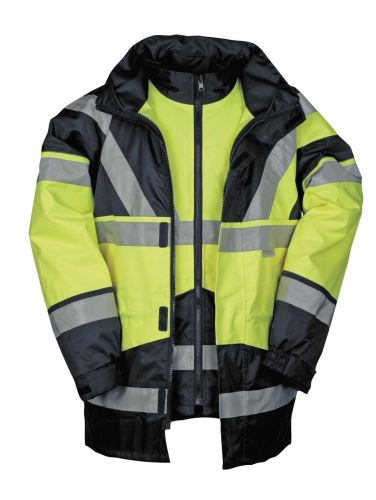 Reflective jacket SKOLLFIELD 209A 4in1, yellow, size XL