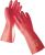 STANDARD cotton gloves, No. 10.5, red, fully soaked in PVC