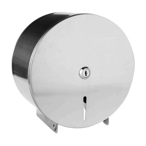 Toilet paper dispenser, stainless steel, matt, 20 cm