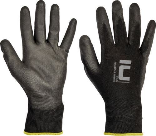 BUNTING EVOLUTION BLACK PU gloves, size XS-6