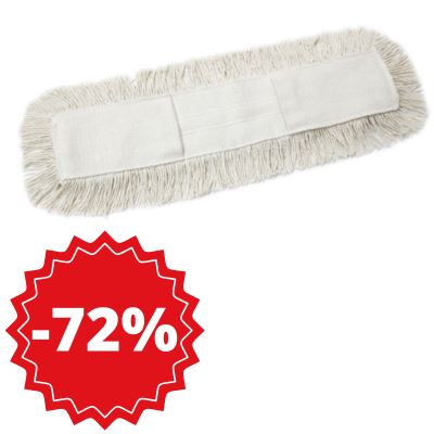 Filmop Mop for dry mopping, 100% cotton, 60 cm, with pockets
