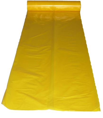 Dust bag yellow 50, 70 x 110 cm, 120L, 25 pcs/roll