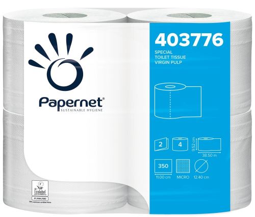 Toilet paper MAXI VIRGIN 4, PAPERNET, 2 layers, white, 14 x 4 rolls