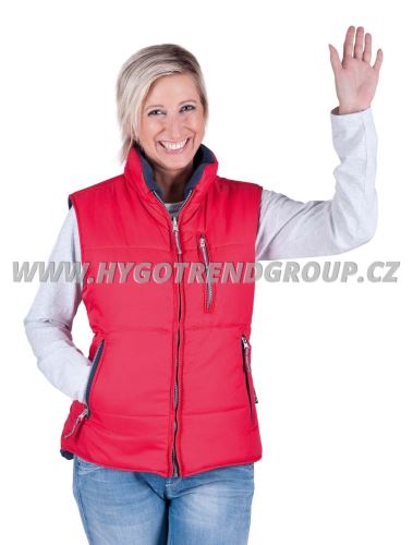 Vest ROSEVILLE LADY, red/navy, size M