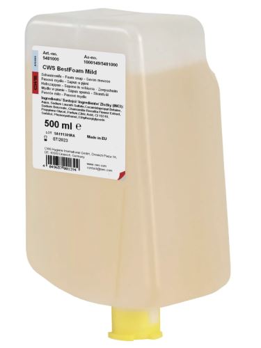 Liquid foam soap, BEST FOAM MILD CWS, 500 ml