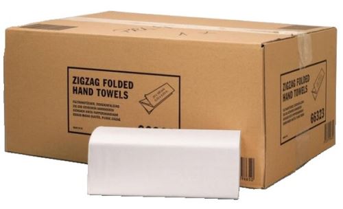 Tork Natural paper towels Zigzag - ZZ, 2 layers, 3750 pcs, beige