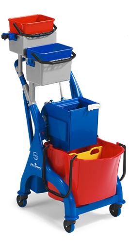 Filmop Vozík úklidový VEGA 2 x 14L, 2 x 4L, plast