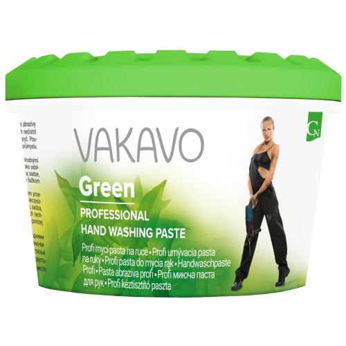 Abrasive paste VAKAVO Green, 500 g, green