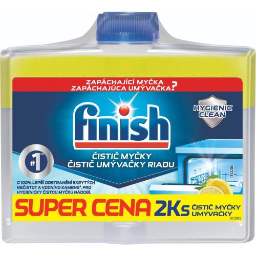 FINISH (Calgonit) dishwasher cleaner, 2x250 ml, citrus