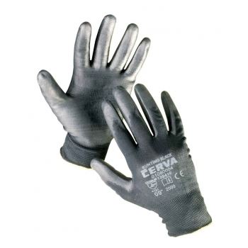 Gloves knitted BUNTING Black, black nylon