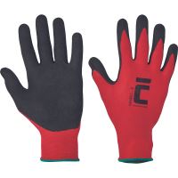 Work gloves FIRECREST red/black, size 9