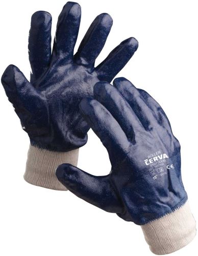 ROLLER cotton gloves, fully soaked, thick nitrile layer