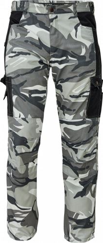 CRAMBE trousers, gray camouflage