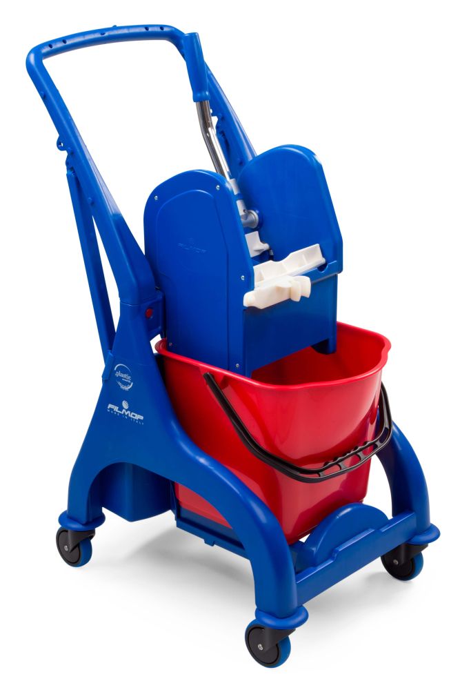 Filmop vozík úklidový orion 15l, plast, plastový průhmat