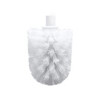 Replacement toilet brush without handle, white