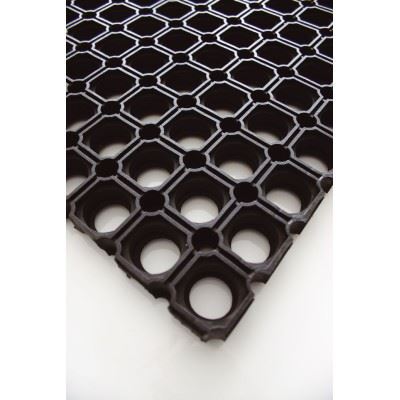 HONEYCOMB mat, 60 x 80 cm, black (34901)
