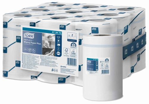 Tork Reflex® paper towel, MINI, 2 ply, recycled, 1 x 9 rolls