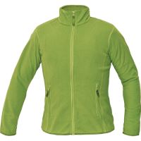 Bunda GOMTI fleece dámská tm. limetková, XL