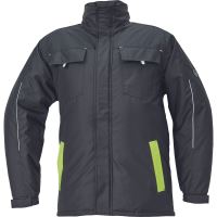 Parka MAX VIVO, černá/žlutá, vel. XXL